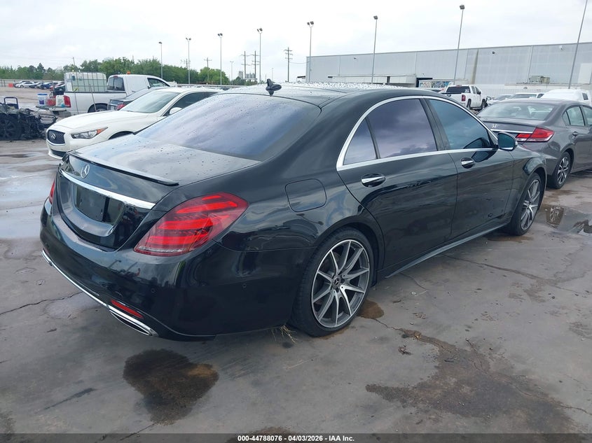 2019 Mercedes-benz S-klasse VIN WDDUG8DB0KA436583 IAAI salvage auction — LEFT SIDE, Original (Texas), sold $18,400 on 2026-07-09 (photo 4)