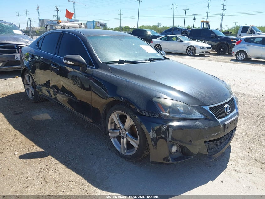 2012 Lexus Is VIN JTHBF5C23C5176595 IAAI salvage auction — RIGHT SIDE, Original (Texas), sold $1,500 on 2026-07-13 (photo 1)