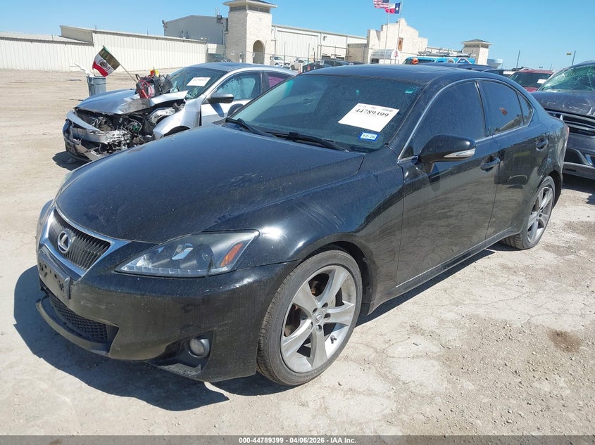 2012 Lexus Is VIN JTHBF5C23C5176595 IAAI salvage auction — RIGHT SIDE, Original (Texas), sold $1,500 on 2026-07-13 (photo 2)