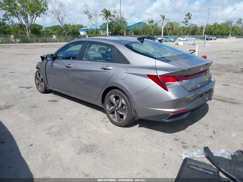 2023 Hyundai Elantra VIN KMHLS4AG1PU569349 IAAI salvage auction — FRONT END, Certificate Of Destruction (Florida), sold $2,750 on 2026-07-13 (photo 3)