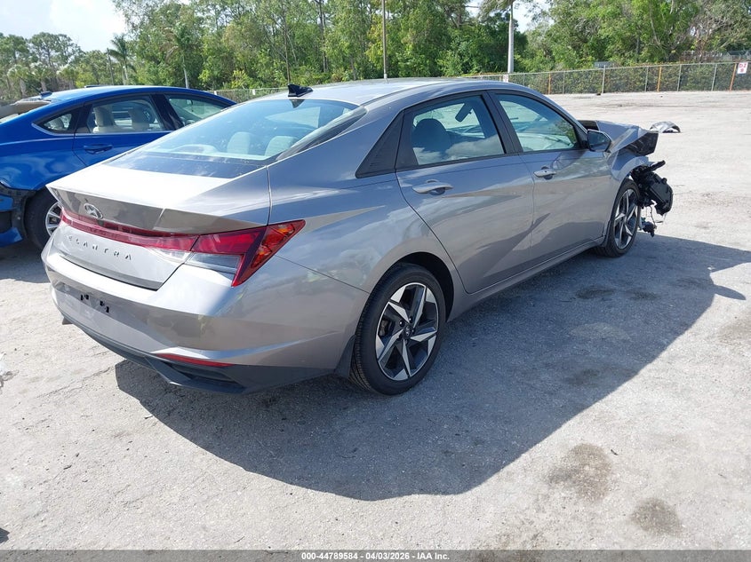 2023 Hyundai Elantra VIN KMHLS4AG1PU569349 IAAI salvage auction — FRONT END, Certificate Of Destruction (Florida), sold $2,750 on 2026-07-13 (photo 4)
