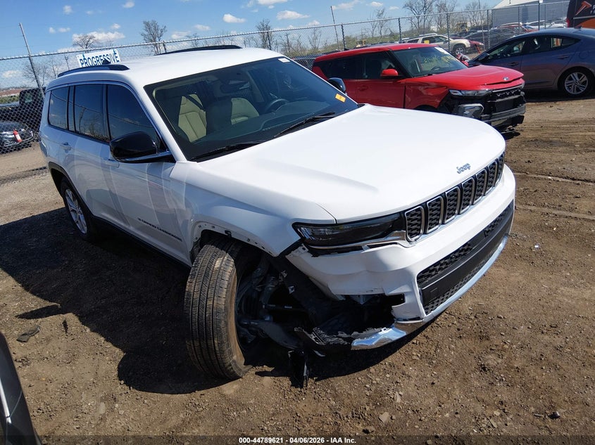 2022 Jeep Grand cherokee l VIN 1C4RJKBG5N8579330 IAAI salvage auction — RIGHT FRONT, Wait Title, sold $9,000 on 2026-07-30 (photo 1)