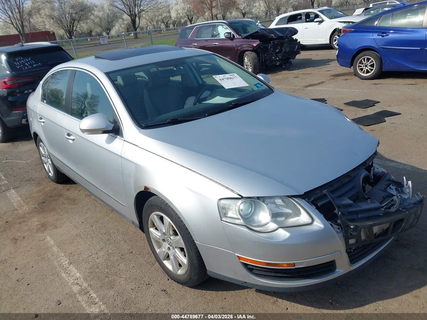 2006 Volkswagen Passat VIN WVWEK93CX6P060345 IAAI salvage auction — FRONT & REAR, Salvage (New Jersey), sold $425 on 2026-08-10 (photo 1)