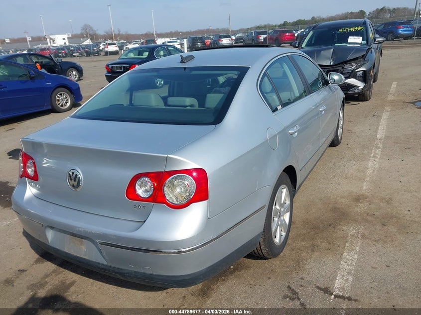 2006 Volkswagen Passat VIN WVWEK93CX6P060345 IAAI salvage auction — FRONT & REAR, Salvage (New Jersey), sold $425 on 2026-08-10 (photo 4)