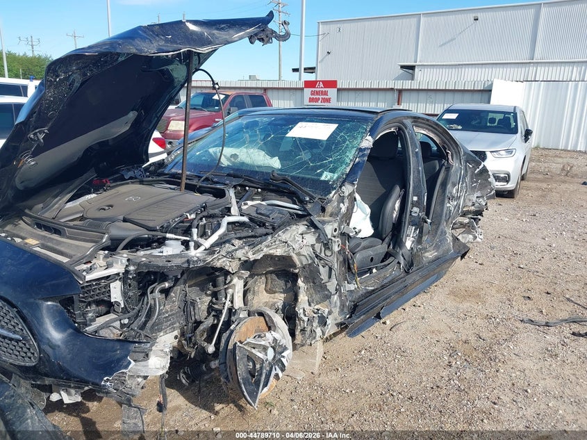 2025 Mercedes-benz C class VIN W1KAF4HB7SR243745 IAAI salvage auction — LEFT SIDE, Wait Title, sold $5,100 on 2026-07-09 (photo 6)