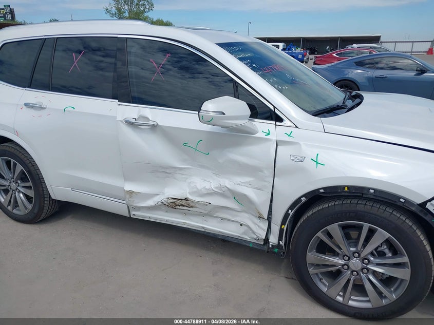 2024 Cadillac Xt6 VIN 1GYKPERS4RZ737355 IAAI salvage auction — LEFT & RIGHT, Original (Texas), sold $14,350 on 2026-07-08 (photo 6)