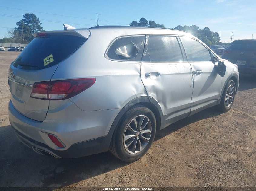 2018 Hyundai Santa fe VIN KM8SM4HF1JU282183 IAAI salvage auction — ALL OVER, Salvage (Texas), sold $875 on 2026-07-30 (photo 4)