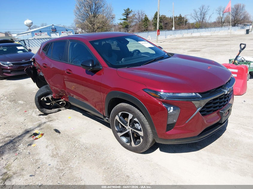 2025 Chevrolet Trax VIN KL77LGEP1SC176722 IAAI salvage auction — SIDE, Wait Title, sold $5,450 on 2026-07-28 (photo 1)