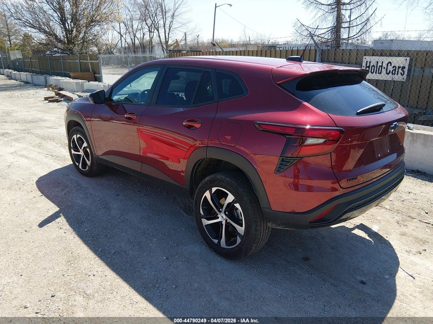 2025 Chevrolet Trax VIN KL77LGEP1SC176722 IAAI salvage auction — SIDE, Wait Title, sold $5,450 on 2026-07-28 (photo 3)