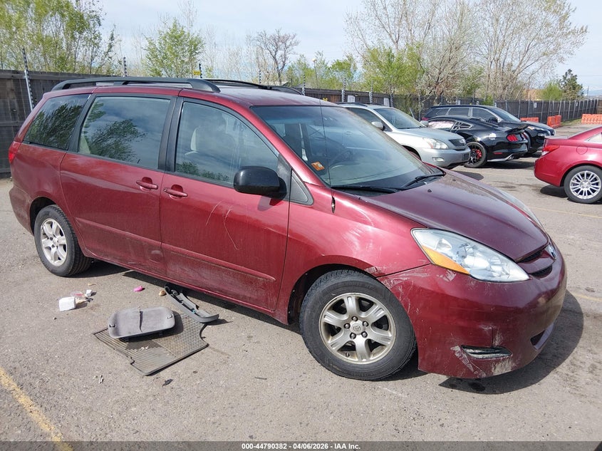 2007 Toyota Sienna VIN 5TDZK23C47S070420 IAAI salvage auction — ALL OVER, Salvage (Texas), sold $550 on 2026-07-14 (photo 1)