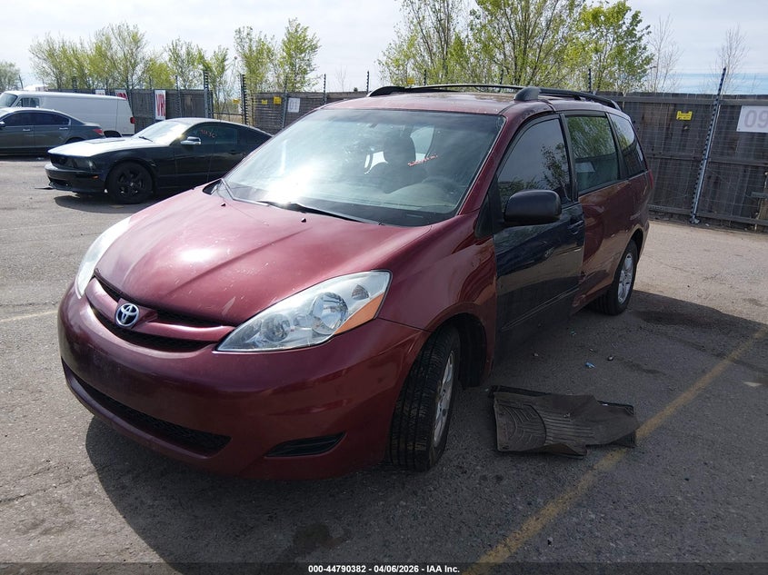 2007 Toyota Sienna VIN 5TDZK23C47S070420 IAAI salvage auction — ALL OVER, Salvage (Texas), sold $550 on 2026-07-14 (photo 2)