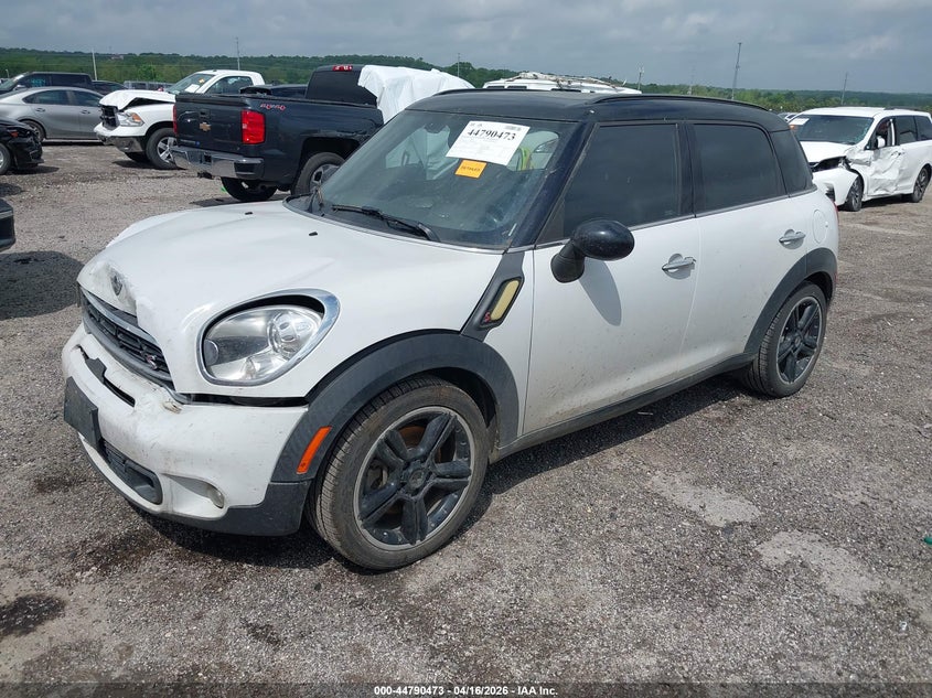 2015 Mini Countryman VIN WMWZC3C55FWT06413 IAAI salvage auction — FRONT END, Clear (Oklahoma), sold $1,000 on 2026-07-21 (photo 2)