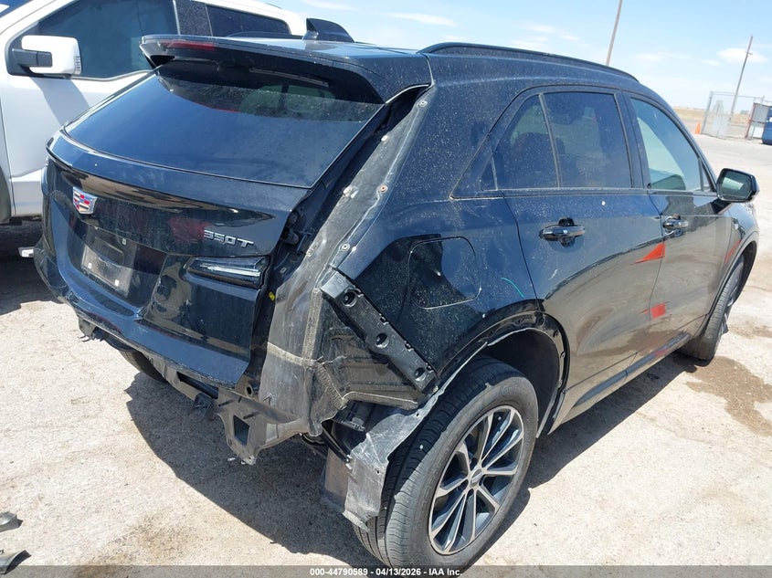 2024 Cadillac Xt4 VIN 1GYFZER40RF242147 IAAI salvage auction — REAR END, Salvage Title, sold $15,600 on 2026-07-14 (photo 4)