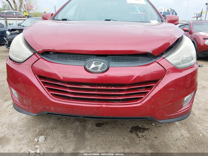 2015 Hyundai Tucson VIN KM8JU3AG9FU058479 IAAI salvage auction — FRONT END, Clear (Oklahoma), sold $1,850 on 2026-07-22 (photo 6)