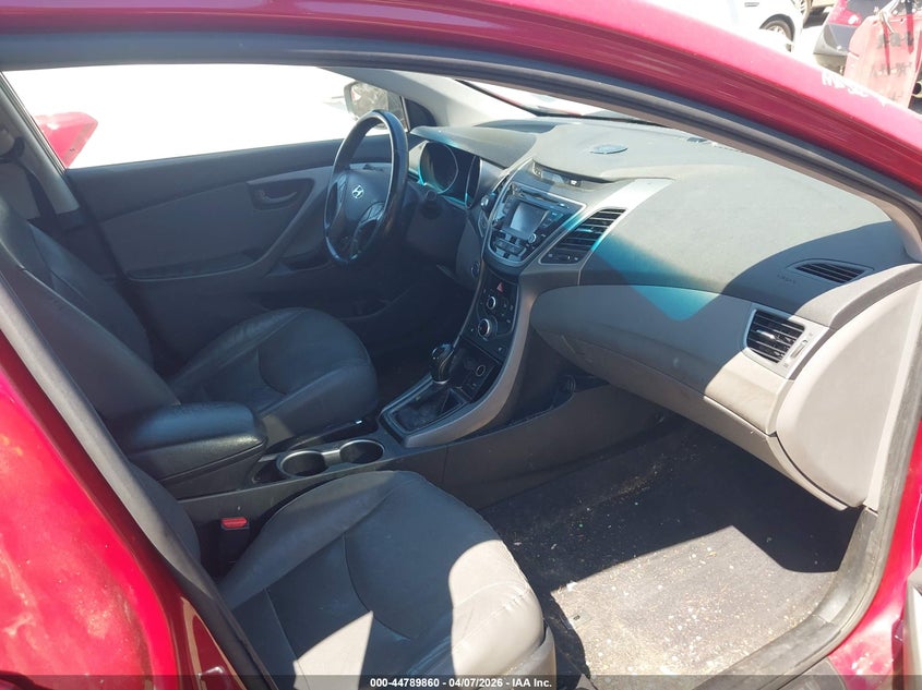 2014 Hyundai Elantra VIN KMHDH4AH5EU083037 IAAI salvage auction — RIGHT SIDE, Wait Title, sold $925 on 2026-07-21 (photo 5)