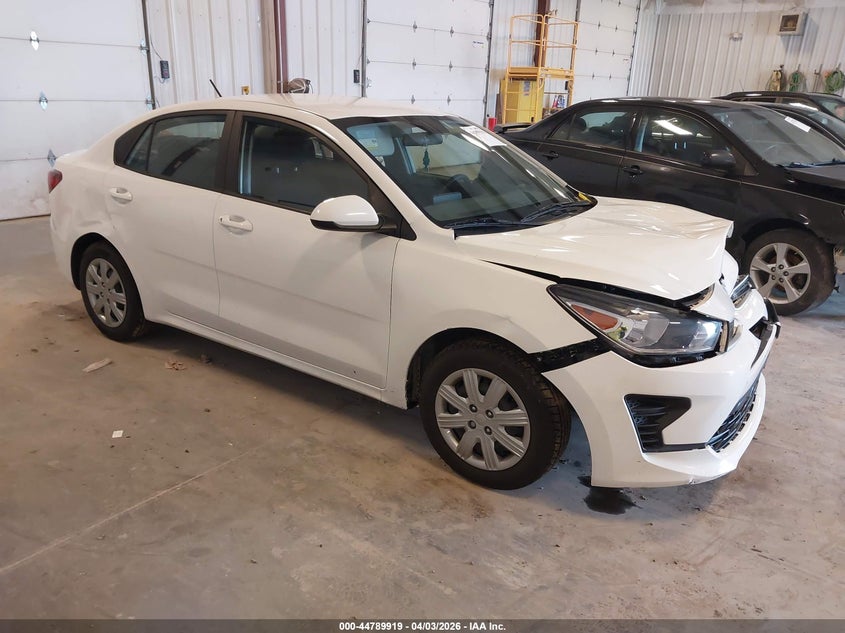 2023 Kia Rio VIN 3KPA24AD8PE544089 IAAI salvage auction — FRONT END, Wait Title, sold $1,750 on 2026-07-19 (photo 1)