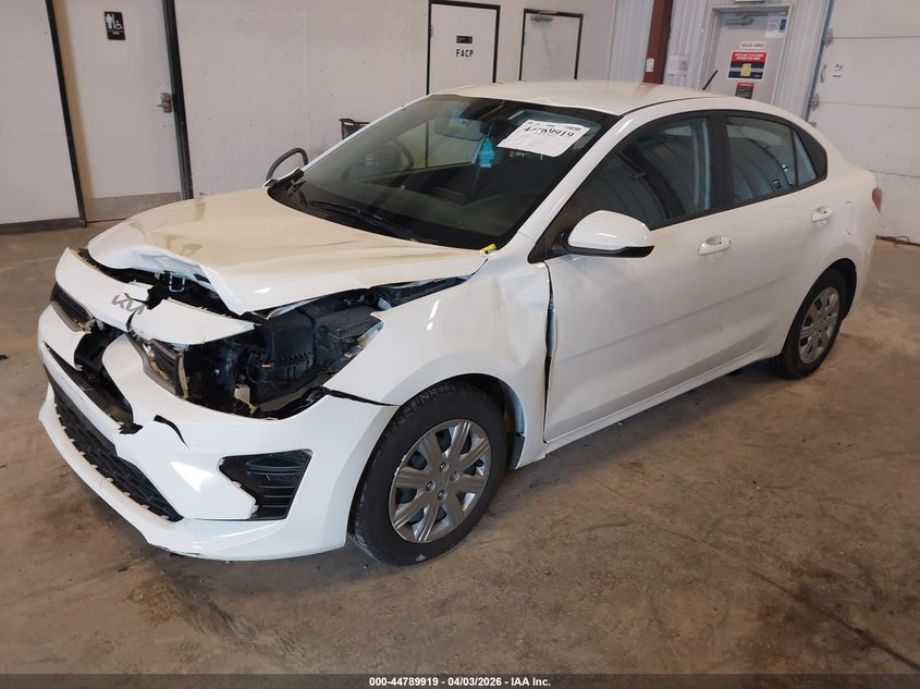 2023 Kia Rio VIN 3KPA24AD8PE544089 IAAI salvage auction — FRONT END, Wait Title, sold $1,750 on 2026-07-19 (photo 2)