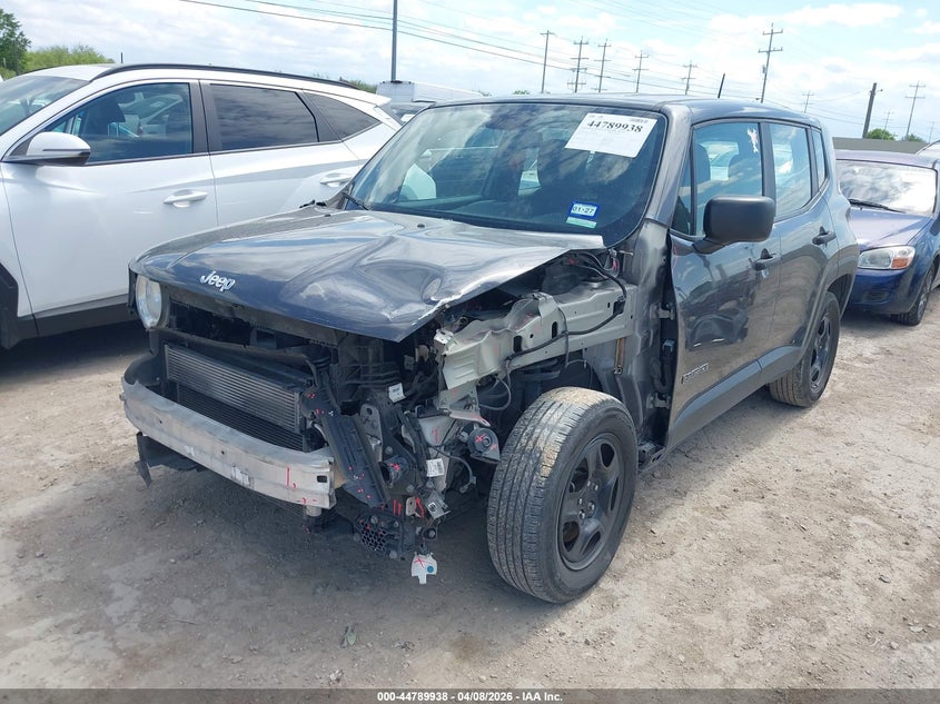 2019 Jeep Renegade VIN ZACNJAAB0KPK13629 IAAI salvage auction — FRONT END, Salvage (Texas), sold $1,600 on 2026-07-29 (photo 2)