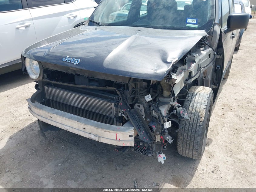 2019 Jeep Renegade VIN ZACNJAAB0KPK13629 IAAI salvage auction — FRONT END, Salvage (Texas), sold $1,600 on 2026-07-29 (photo 6)