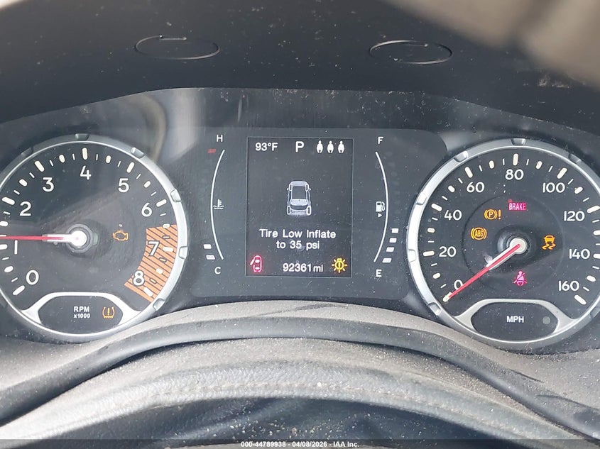 2019 Jeep Renegade VIN ZACNJAAB0KPK13629 IAAI salvage auction — FRONT END, Salvage (Texas), sold $1,600 on 2026-07-29 (photo 7)