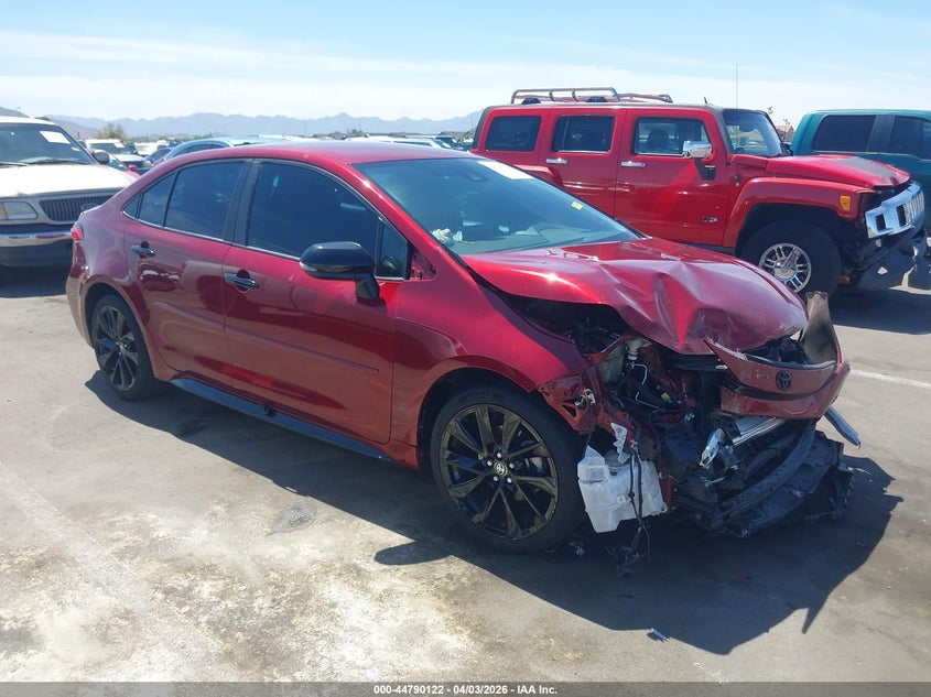 2022 Toyota Corolla VIN 5YFS4MCE2NP118107 IAAI salvage auction — FRONT END, Wait Title, sold $2,550 on 2026-07-28 (photo 1)