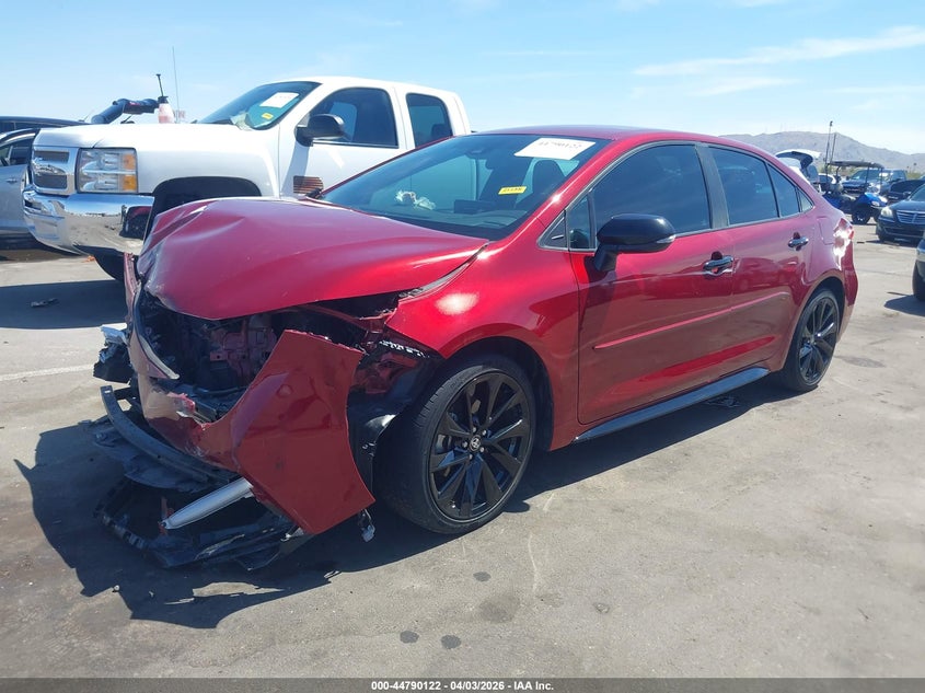 2022 Toyota Corolla VIN 5YFS4MCE2NP118107 IAAI salvage auction — FRONT END, Wait Title, sold $2,550 on 2026-07-28 (photo 2)