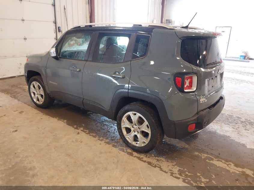 2017 Jeep Renegade VIN ZACCJBDB9HPF23654 IAAI salvage auction — UNDERCARRIAGE, Wait Title, sold $1,425 on 2026-07-21 (photo 3)