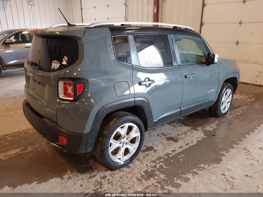 2017 Jeep Renegade VIN ZACCJBDB9HPF23654 IAAI salvage auction — UNDERCARRIAGE, Wait Title, sold $1,425 on 2026-07-21 (photo 4)