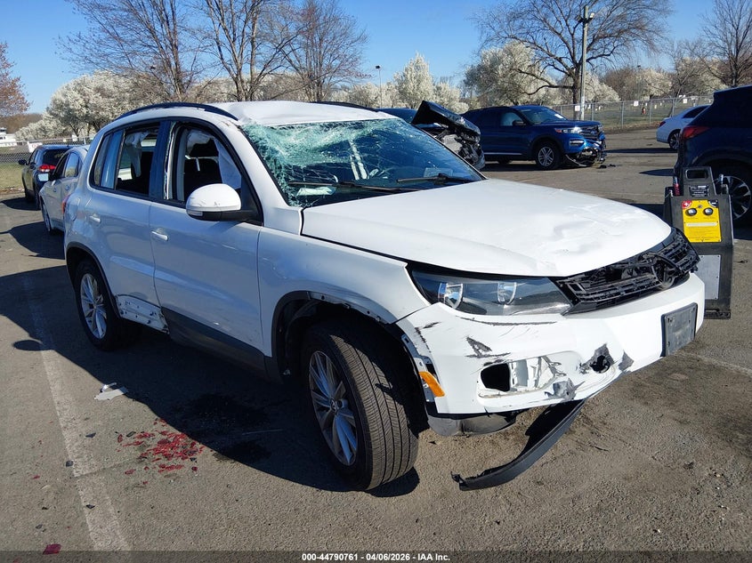 2017 Volkswagen Tiguan VIN WVGAV7AX7HK049315 IAAI salvage auction — FRONT END, Salvage (New Jersey), sold $700 on 2026-07-13 (photo 1)