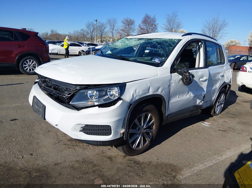 2017 Volkswagen Tiguan VIN WVGAV7AX7HK049315 IAAI salvage auction — FRONT END, Salvage (New Jersey), sold $700 on 2026-07-13 (photo 2)