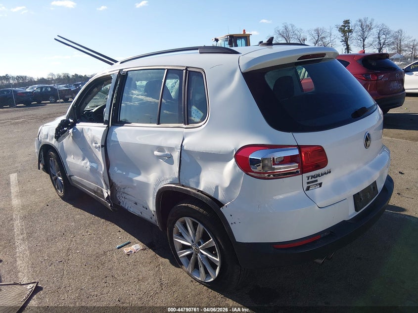 2017 Volkswagen Tiguan VIN WVGAV7AX7HK049315 IAAI salvage auction — FRONT END, Salvage (New Jersey), sold $700 on 2026-07-13 (photo 3)