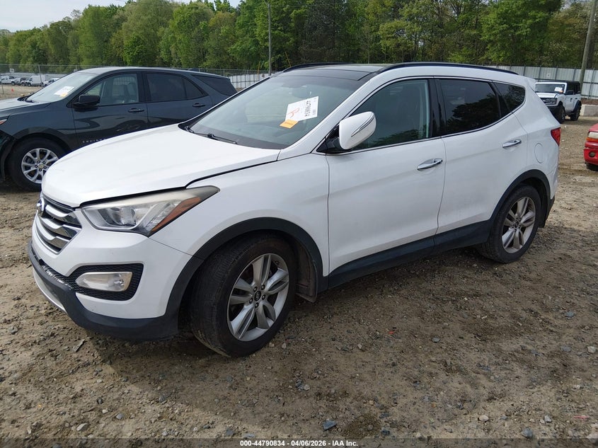 2015 Hyundai Santa fe VIN 5XYZWDLA3FG281005 IAAI salvage auction — RIGHT SIDE, Wait Title, sold $2,175 on 2026-07-16 (photo 2)