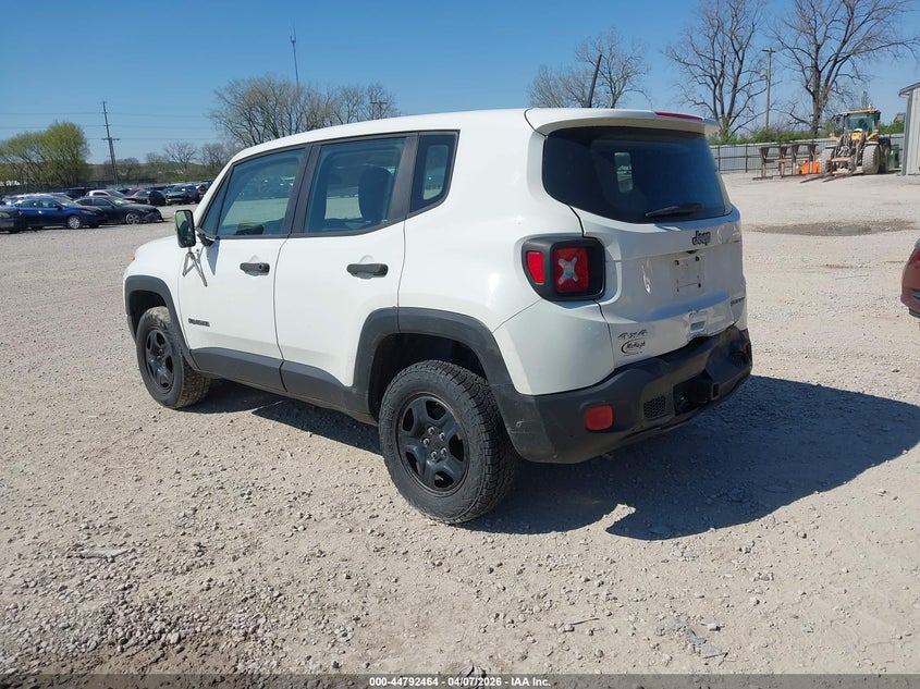 2018 Jeep Renegade VIN ZACCJBAB3JPH94266 IAAI salvage auction — FRONT & REAR, Salvage (Ohio), sold $600 on 2026-08-12 (photo 3)