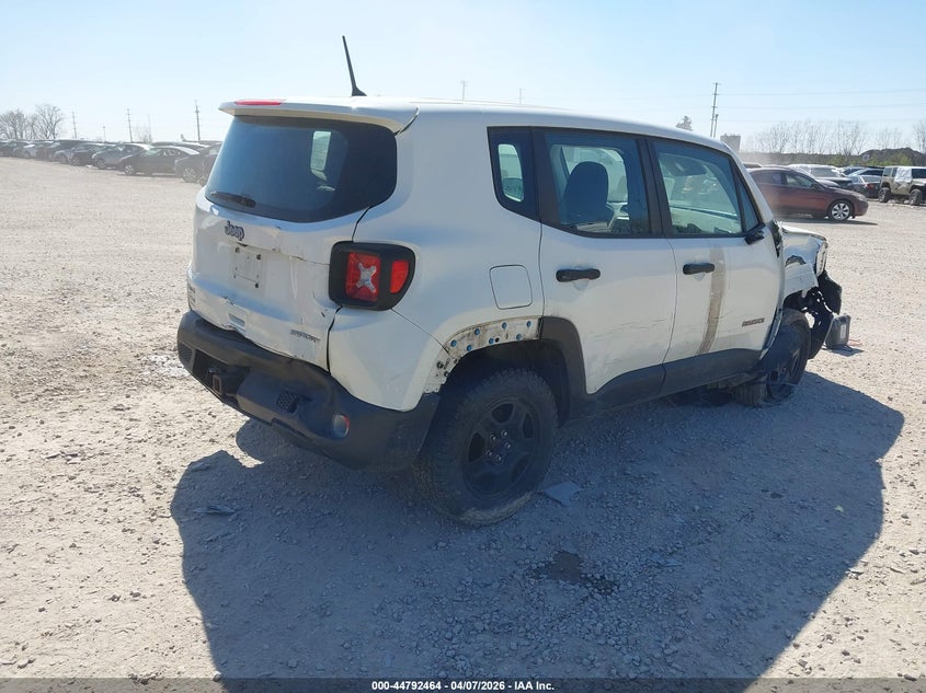2018 Jeep Renegade VIN ZACCJBAB3JPH94266 IAAI salvage auction — FRONT & REAR, Salvage (Ohio), sold $600 on 2026-08-12 (photo 4)
