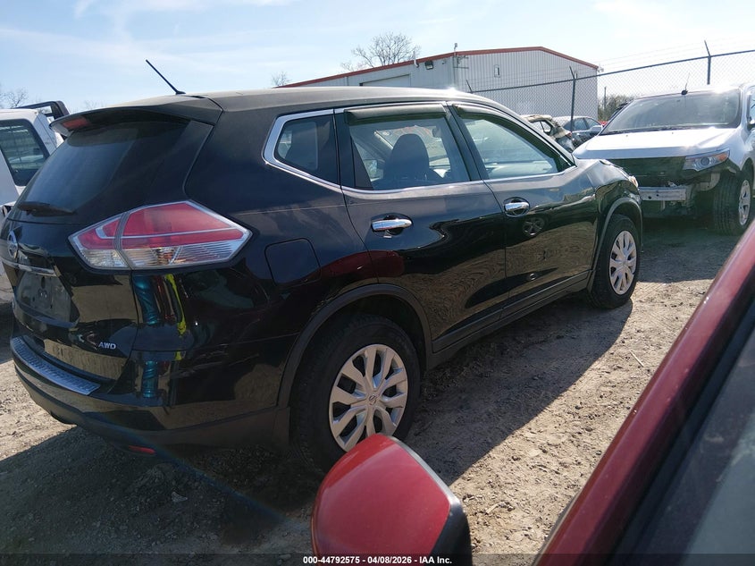 2015 Nissan Rogue VIN KNMAT2MV6FP510849 IAAI salvage auction — RIGHT SIDE, Bill Of Sale (Kentucky), sold $325 on 2026-07-13 (photo 4)