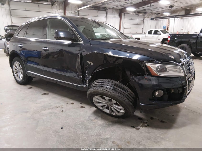 2016 Audi Q5 VIN WA1L2AFP6GA036016 IAAI salvage auction — RIGHT FRONT, Salvage Title, sold $3,400 on 2026-07-17 (photo 1)