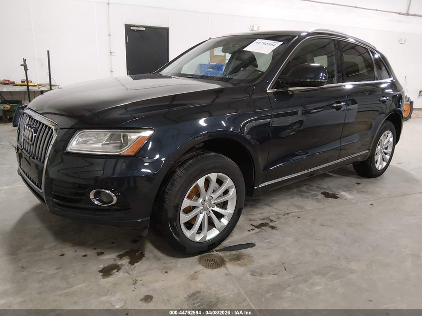 2016 Audi Q5 VIN WA1L2AFP6GA036016 IAAI salvage auction — RIGHT FRONT, Salvage Title, sold $3,400 on 2026-07-17 (photo 2)
