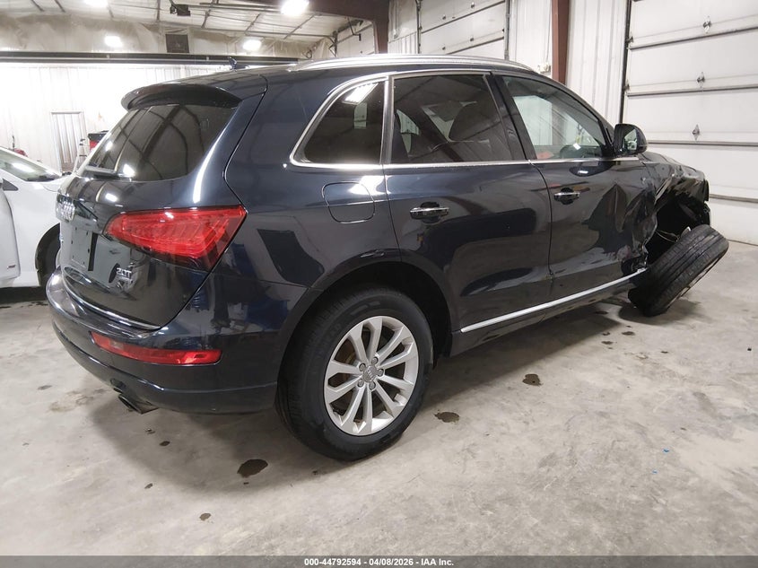 2016 Audi Q5 VIN WA1L2AFP6GA036016 IAAI salvage auction — RIGHT FRONT, Salvage Title, sold $3,400 on 2026-07-17 (photo 4)