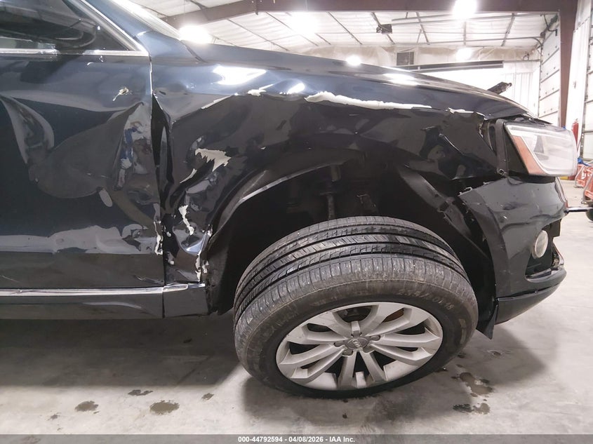2016 Audi Q5 VIN WA1L2AFP6GA036016 IAAI salvage auction — RIGHT FRONT, Salvage Title, sold $3,400 on 2026-07-17 (photo 6)