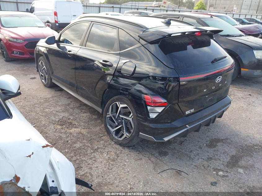 2024 Hyundai Kona VIN KM8HACA33RU108625 IAAI salvage auction — LEFT & RIGHT, Salvage (Texas), sold $9,450 on 2026-07-08 (photo 3)