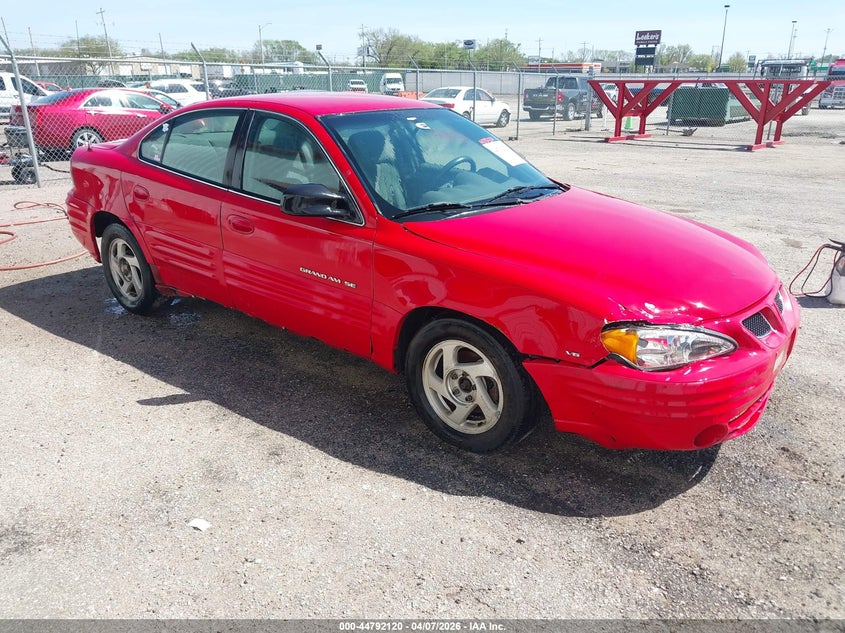 1999 Pontiac Grand am VIN 1G2NE52E9XC502399 IAAI salvage auction — FRONT END, Clear (Kansas), sold $200 on 2026-07-24 (photo 1)