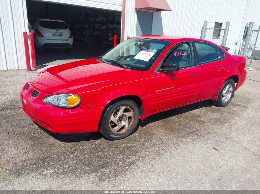 1999 Pontiac Grand am VIN 1G2NE52E9XC502399 IAAI salvage auction — FRONT END, Clear (Kansas), sold $200 on 2026-07-31 (photo 2)