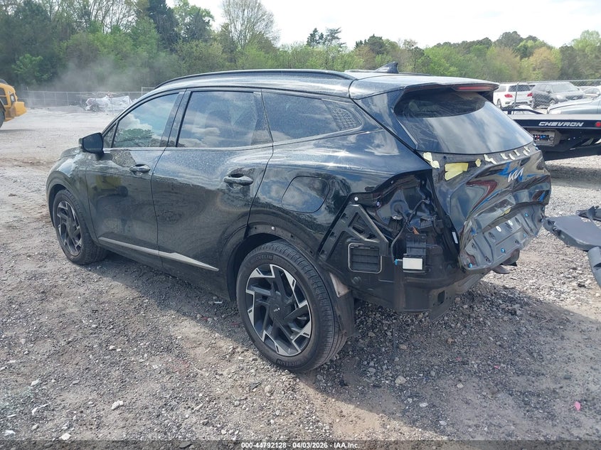 2025 Kia Sportage VIN 5XYK53DFXSG285376 IAAI salvage auction — REAR END, Salvage (Georgia), sold $12,000 on 2026-07-10 (photo 3)