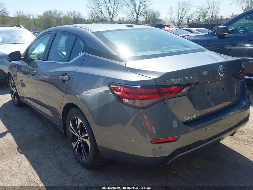 2023 Nissan Sentra VIN 3N1AB8CV8PY239688 IAAI salvage auction — SIDE, Salvage (Illinois), sold $4,550 on 2026-07-05 (photo 3)