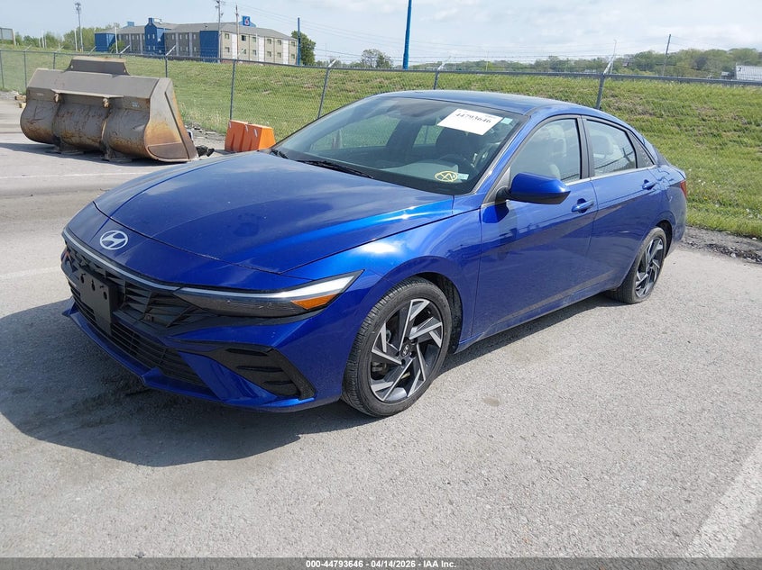 2024 Hyundai Elantra VIN KMHLS4DG8RU679684 IAAI salvage auction — RIGHT REAR, Clear (Missouri), sold $5,850 on 2026-07-14 (photo 2)
