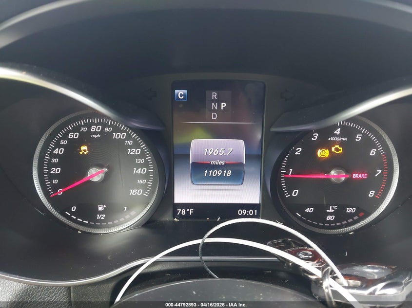 2017 Mercedes-benz Glc VIN WDC0G4JBXHF118238 IAAI salvage auction — FRONT END, Salvage Title, sold $5,950 on 2026-07-22 (photo 7)