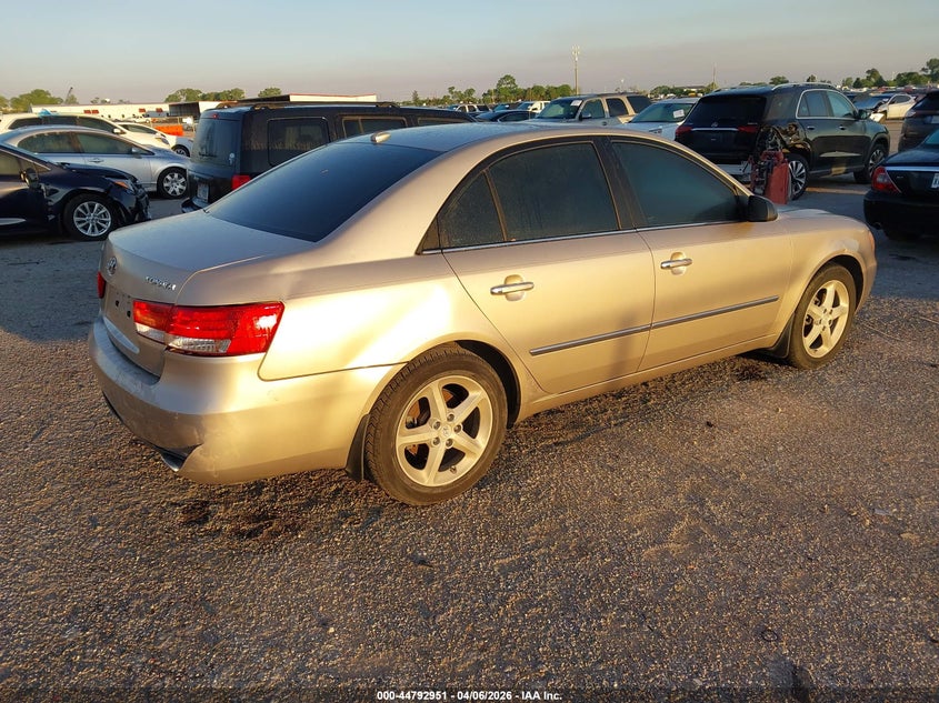 2008 Hyundai Sonata VIN 5NPEU46F48H311264 IAAI salvage auction — REAR END, Salvage (Texas), sold $825 on 2026-07-11 (photo 4)
