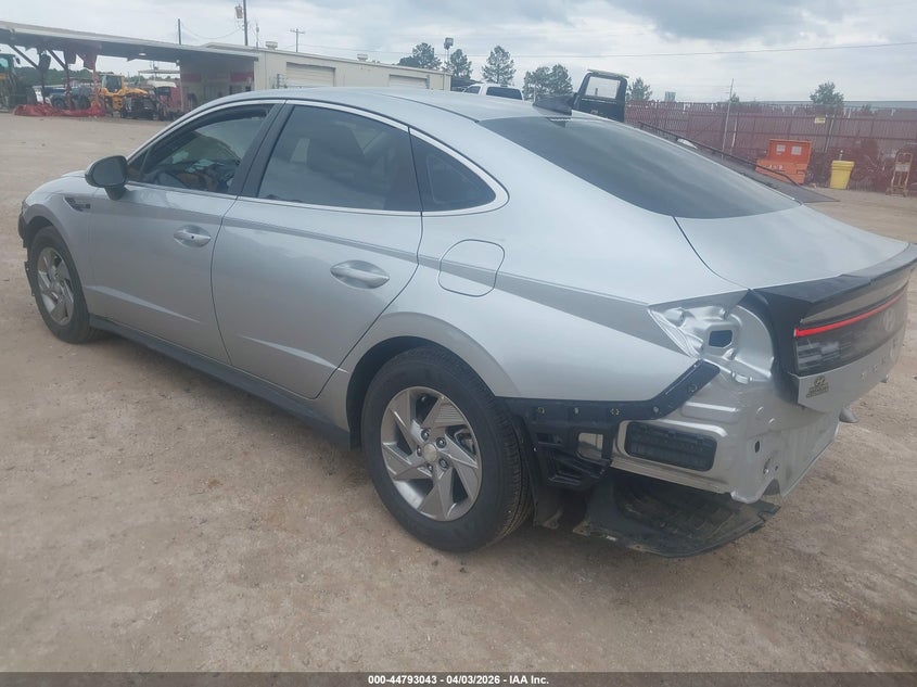 2025 Hyundai Sonata VIN KMHL24JAXSA460040 IAAI salvage auction — FRONT & REAR, Wait Title, sold $25 on 2026-07-30 (photo 3)
