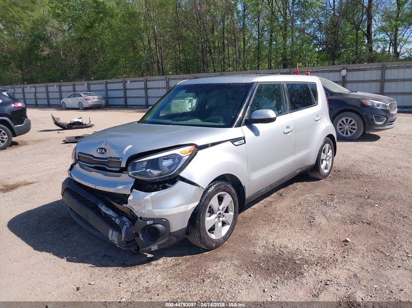 2019 Kia Soul VIN KNDJN2A22K7694718 IAAI salvage auction — FRONT END, Wait Title, sold $600 on 2026-07-08 (photo 2)