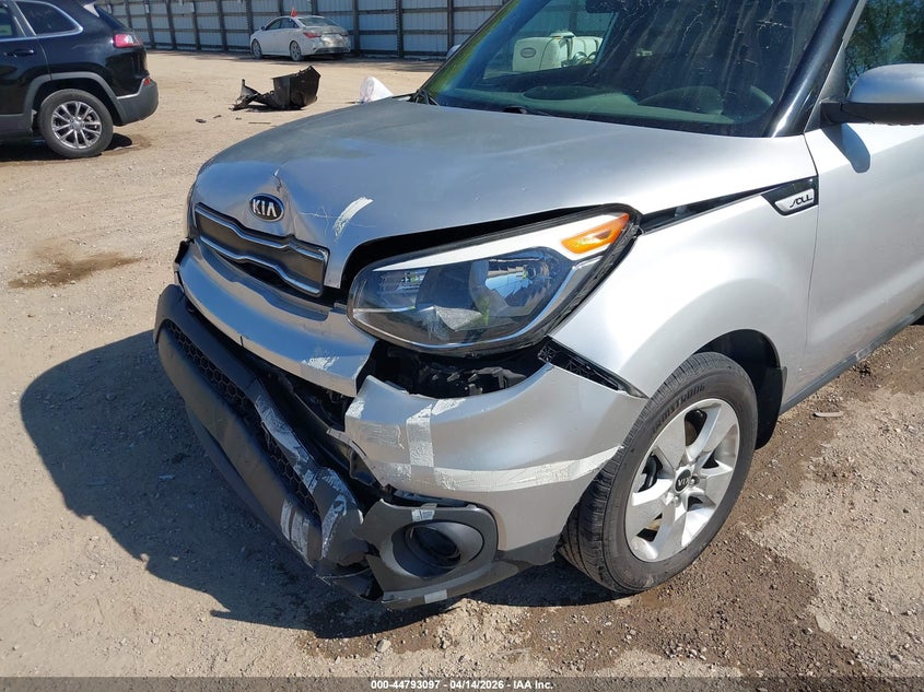 2019 Kia Soul VIN KNDJN2A22K7694718 IAAI salvage auction — FRONT END, Wait Title, sold $600 on 2026-07-08 (photo 6)